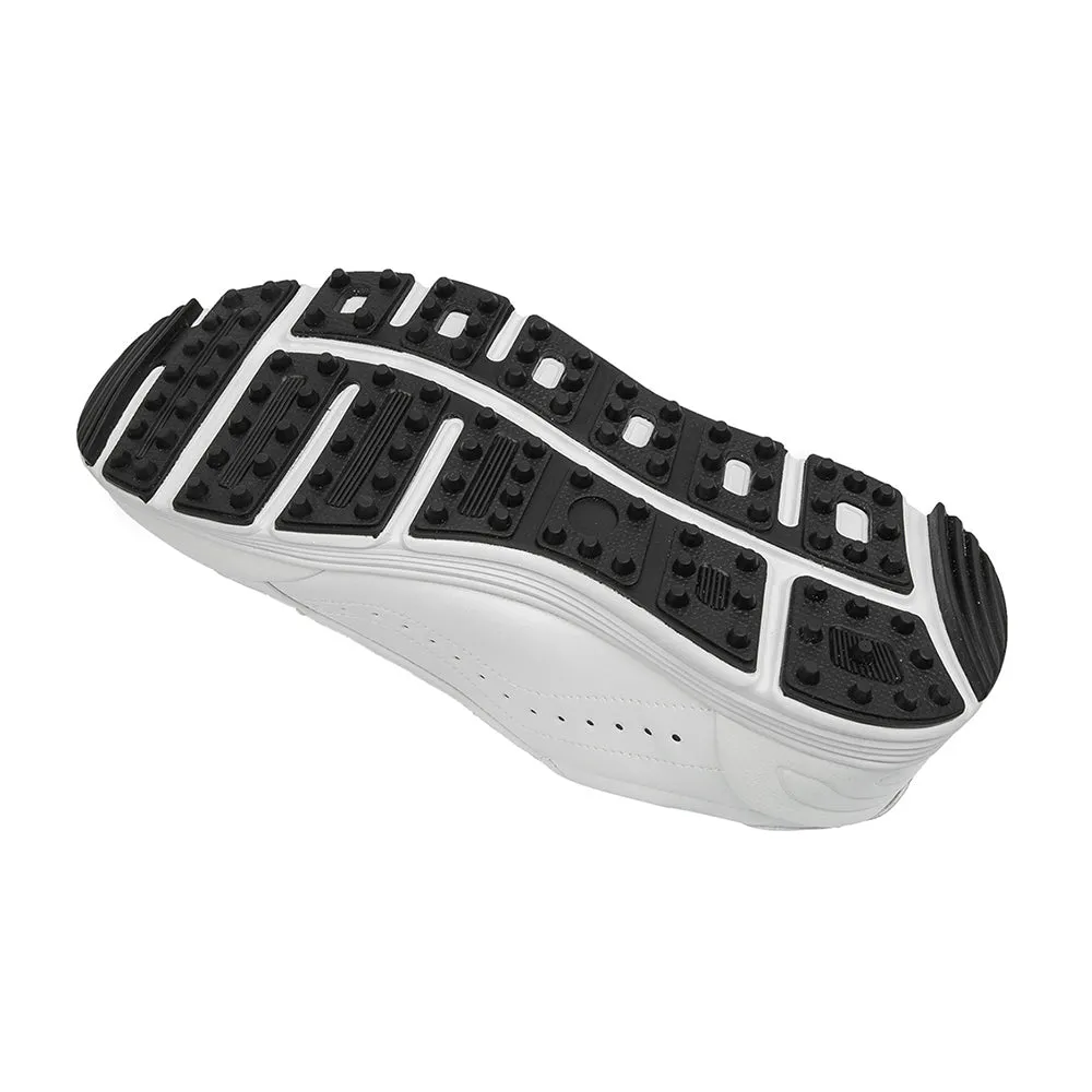 Ask Echo G718 Men's Breathable Spikeless Golf Shoes / White