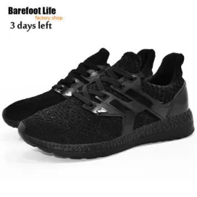 barefoot life red sneakers woman and man,sport running,athletic outdoor walking,breathable comfortable shoes