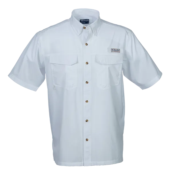 BIMINI BAY MENS FLATS V SS SHIRT