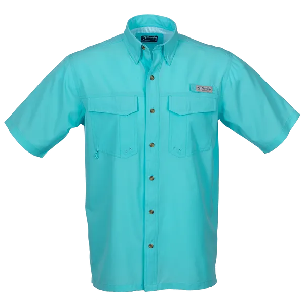 BIMINI BAY MENS FLATS V SS SHIRT