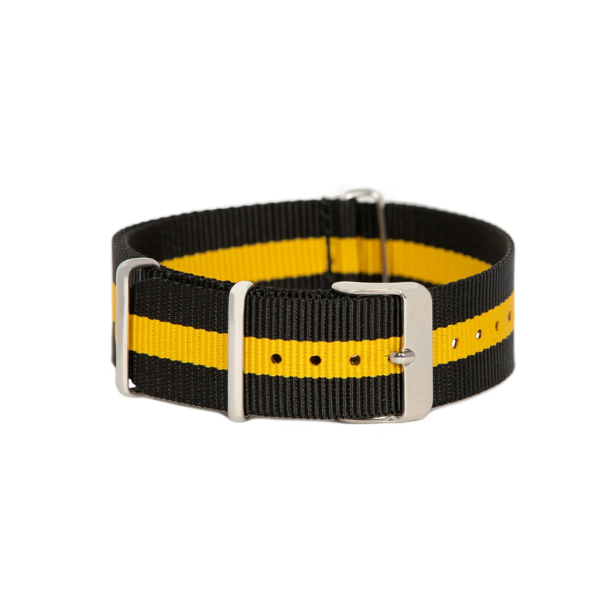 Black & Gold Canvas Band