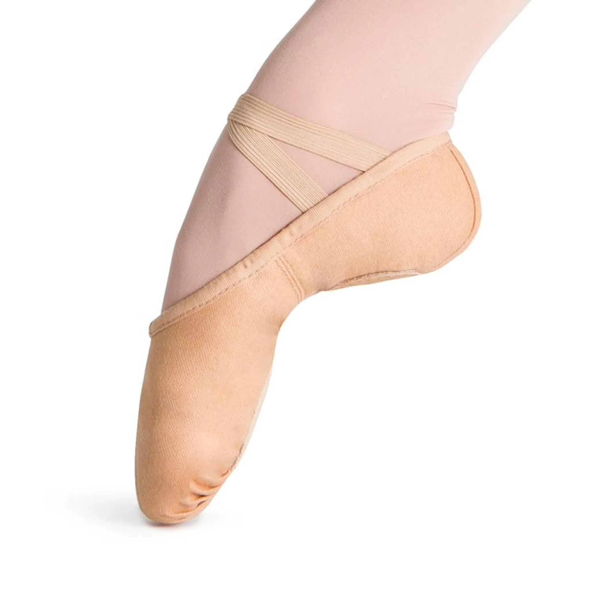 Bloch S0277L Pump Canvas Split-Sole Ballet Shoes - FLESH