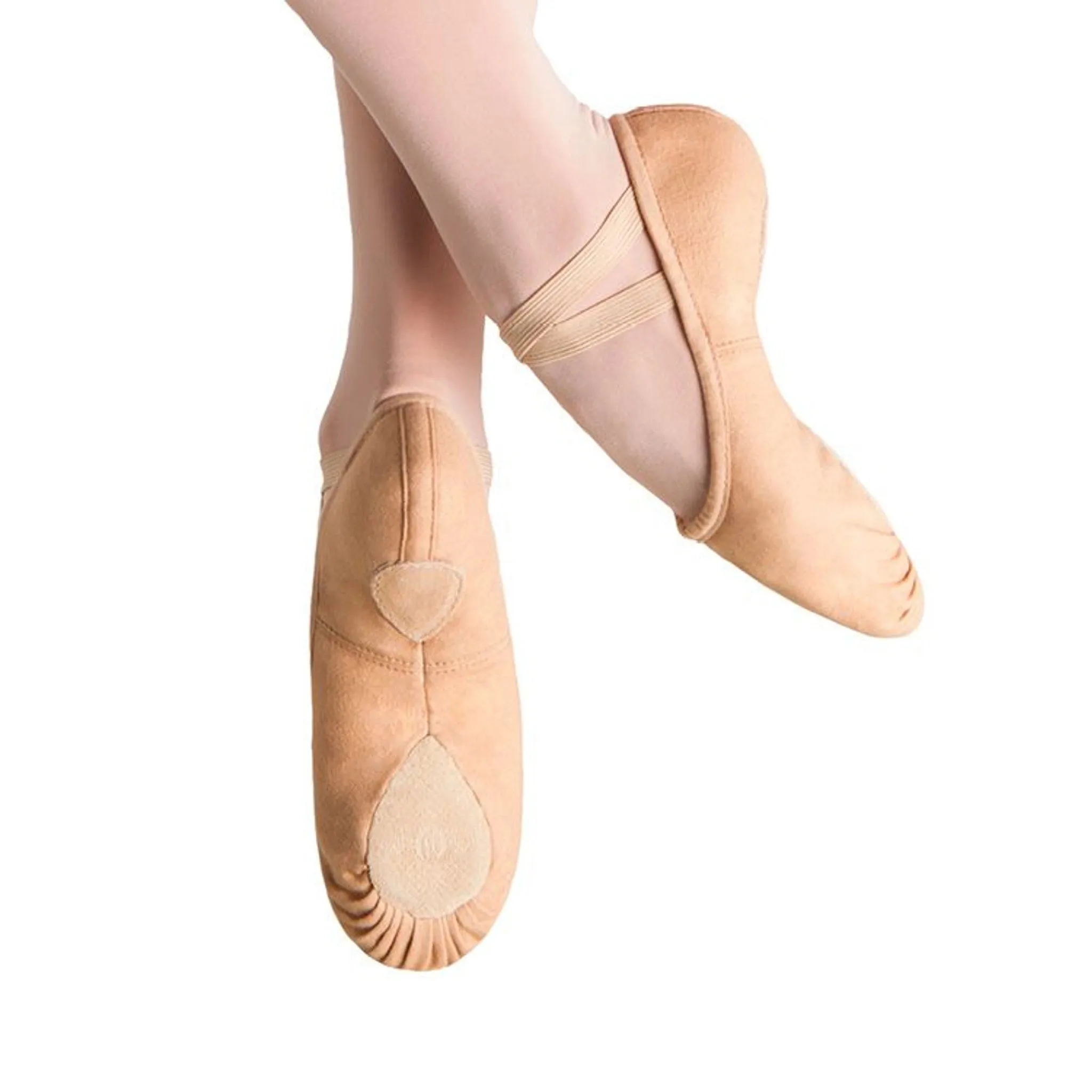 Bloch S0277L Pump Canvas Split-Sole Ballet Shoes - FLESH