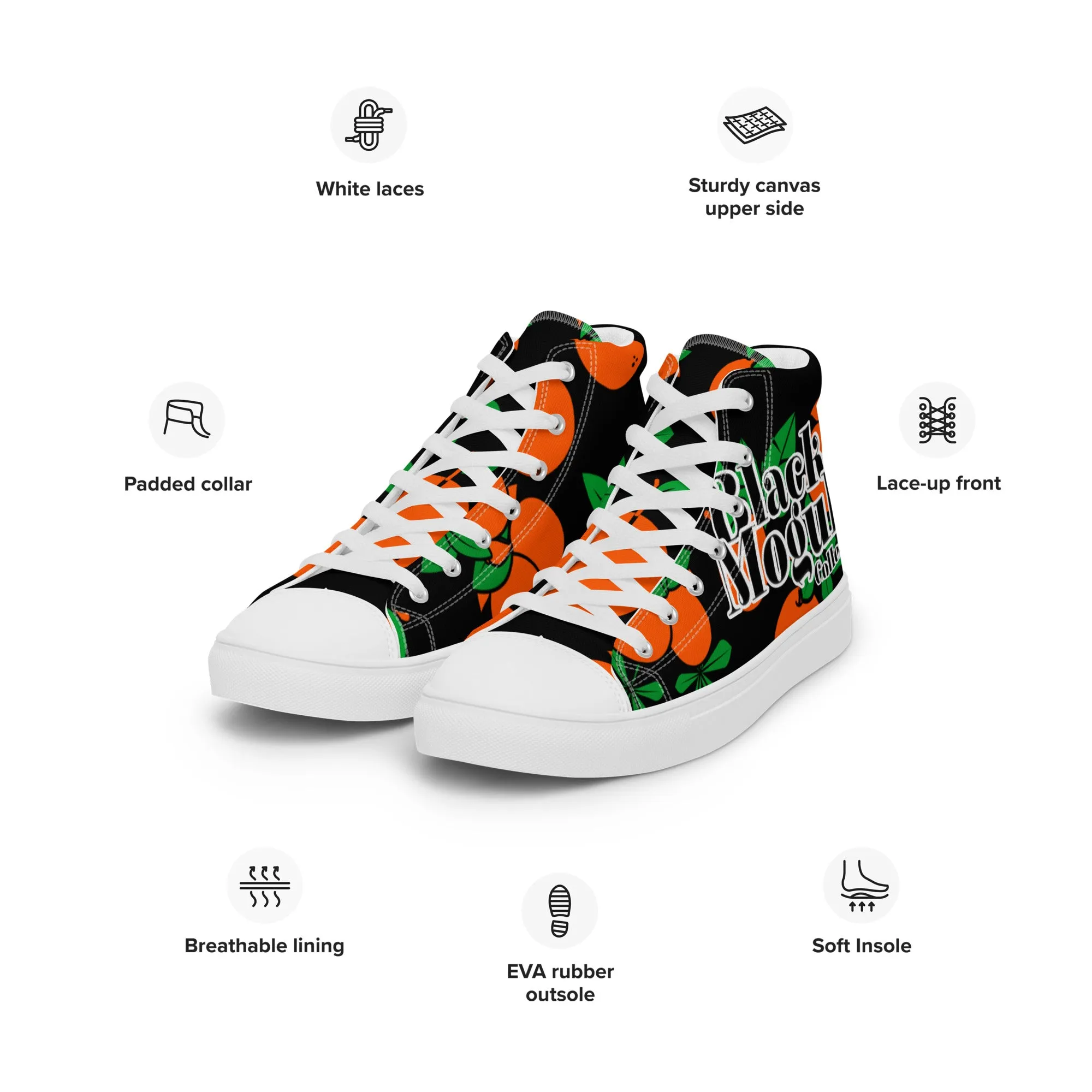 BMCLUB Summer Men’s high top canvas shoes