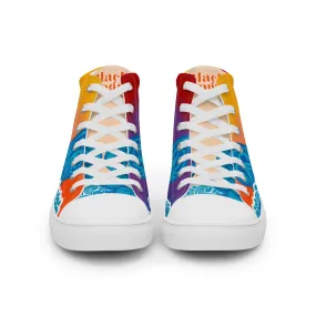 BMCLUB Wavy Men’s high top canvas shoes