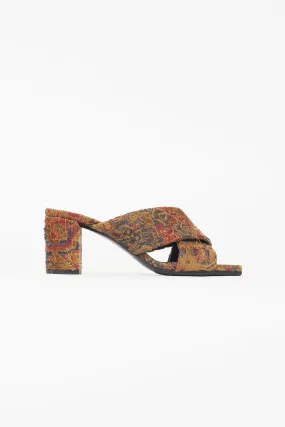 Brown & Red Marrakech Woven Sandal