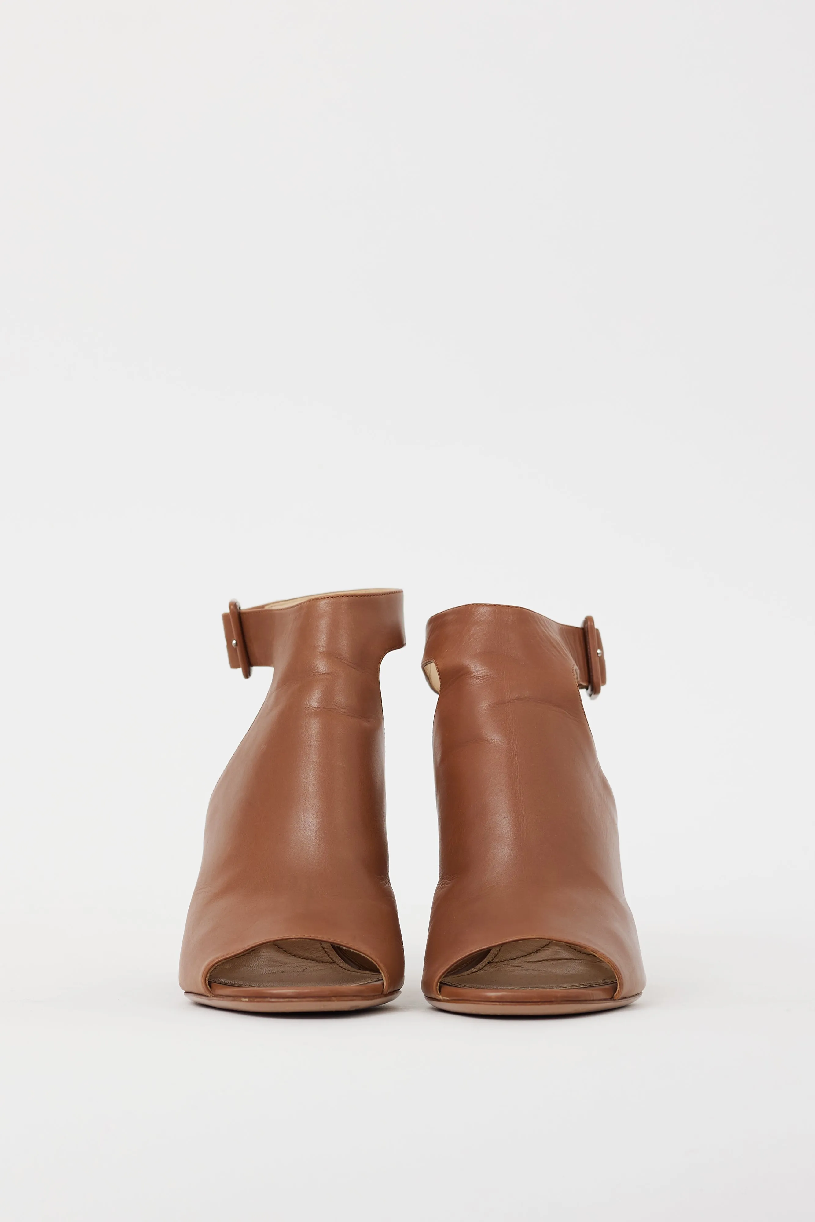 Brown & Silver Metallic Sandal