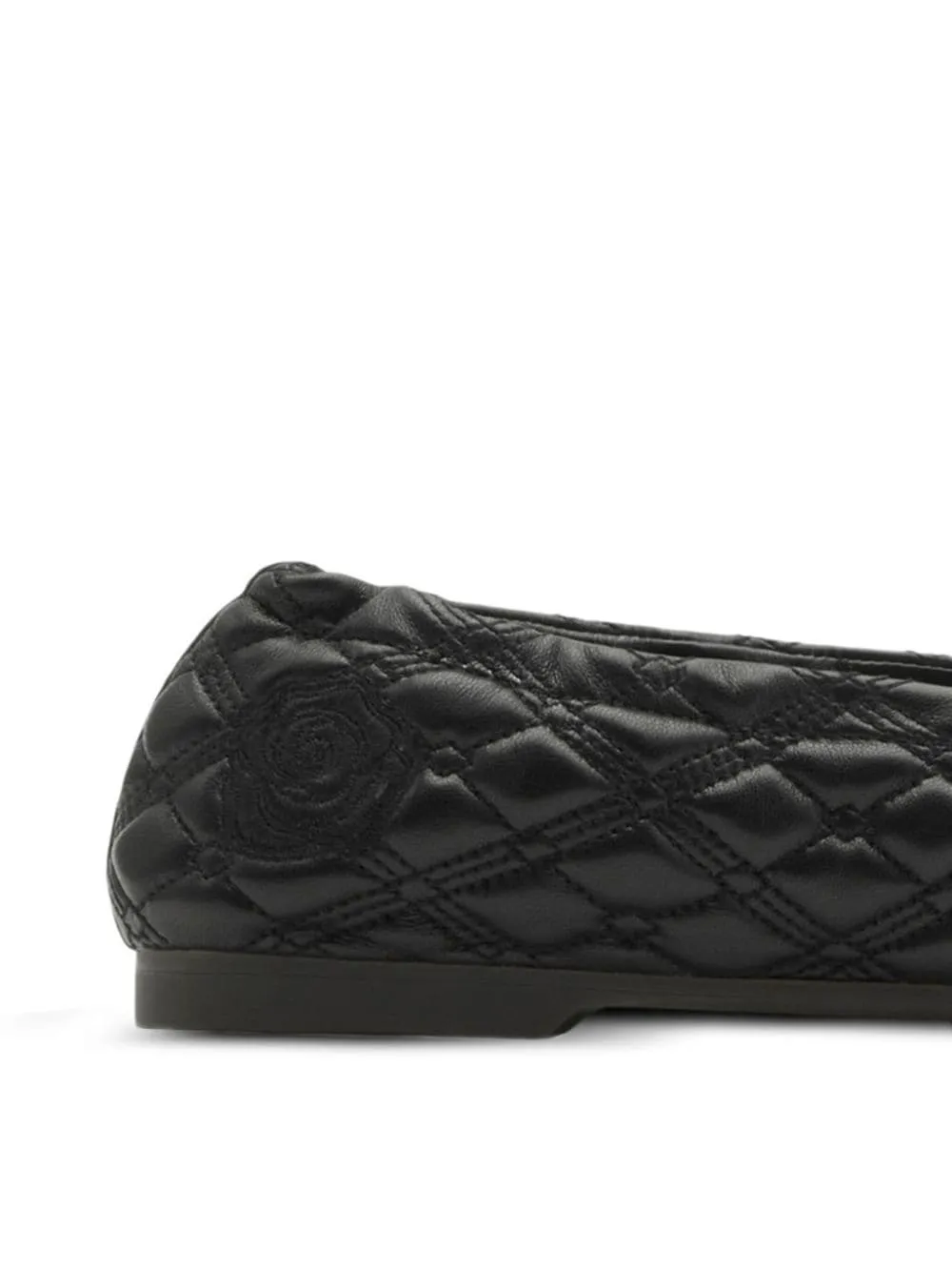 Burberry leather sadler ballerinas