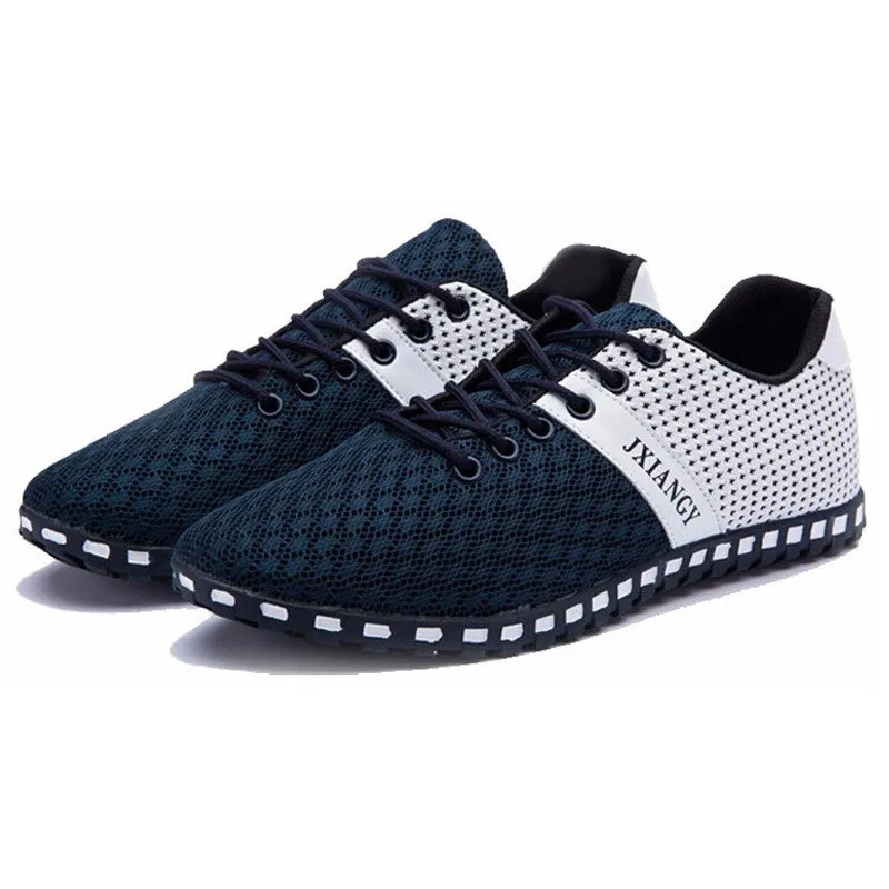 Casual Summer Lace-Up Round Toe Men's Flats