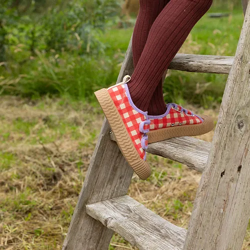 Gingham Canvas Shoes