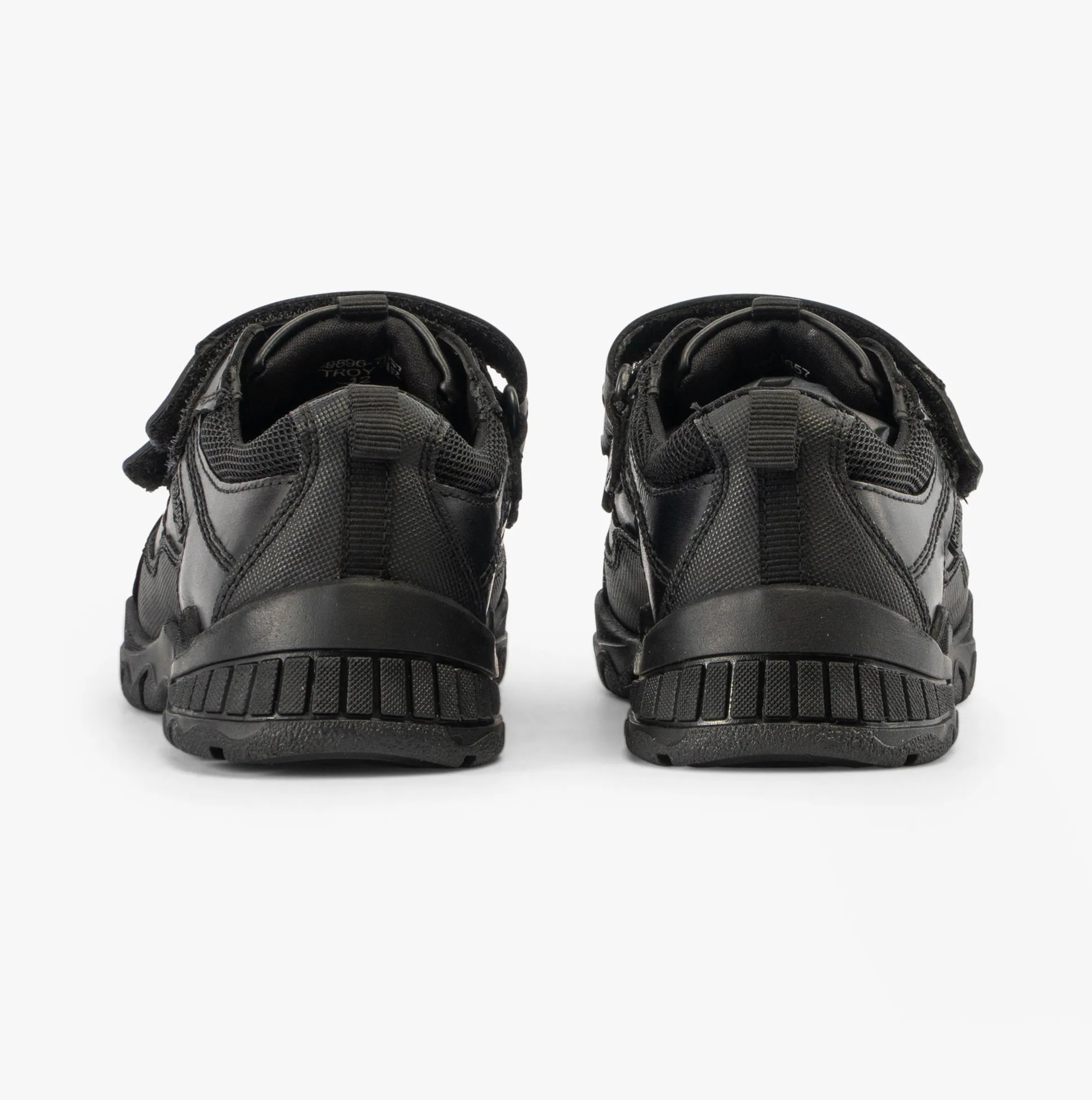 Hush Puppies TROY Boys School Shoes Black