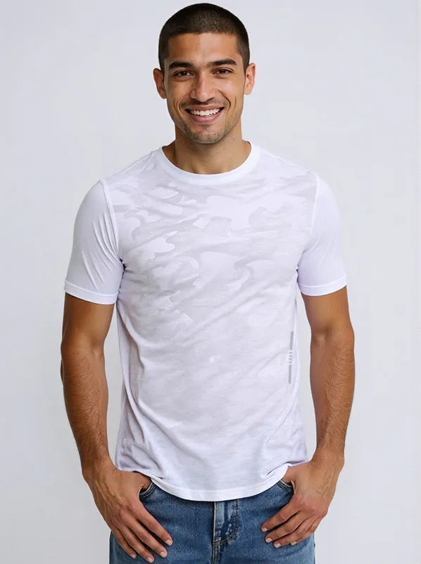 Ice Silk Reflective Breathable Summer Thin T-Shirt