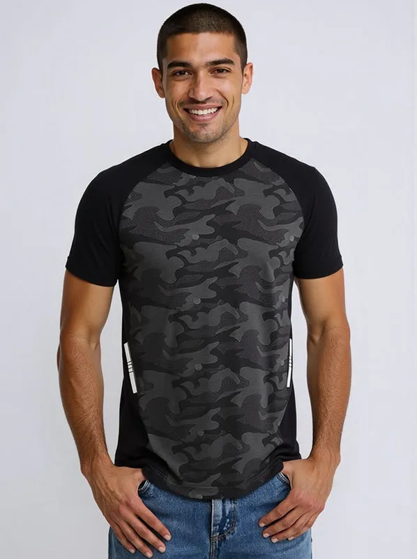 Ice Silk Reflective Breathable Summer Thin T-Shirt