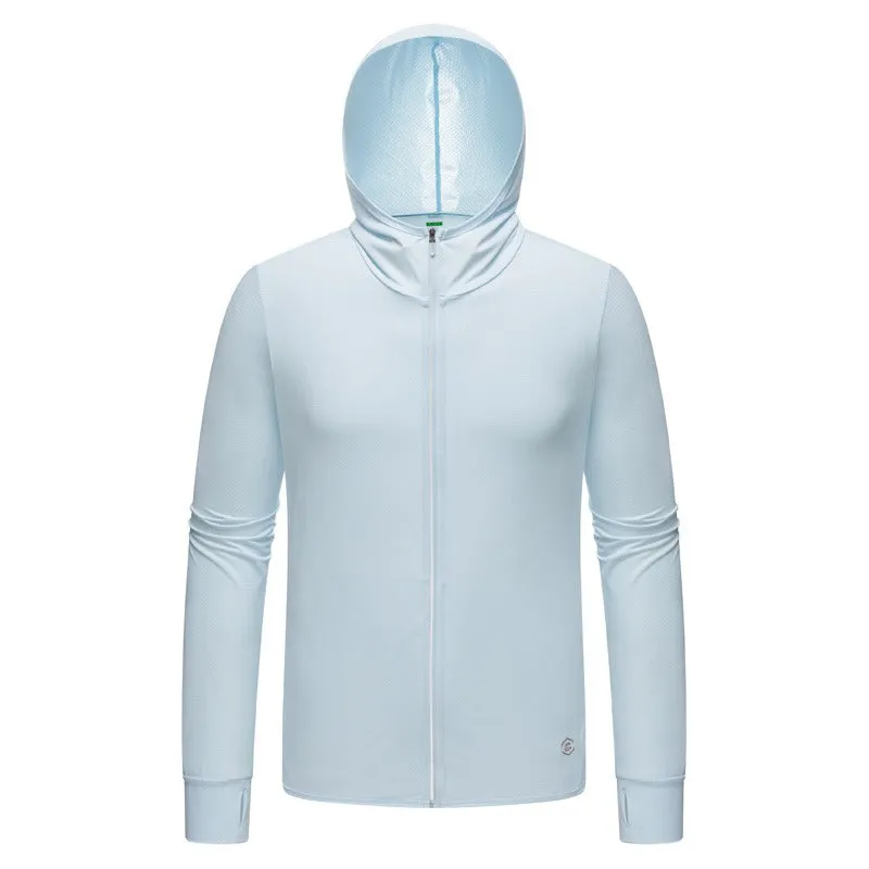 Ice Silk Thin Breathable Sunscreen UPF50  Clothing