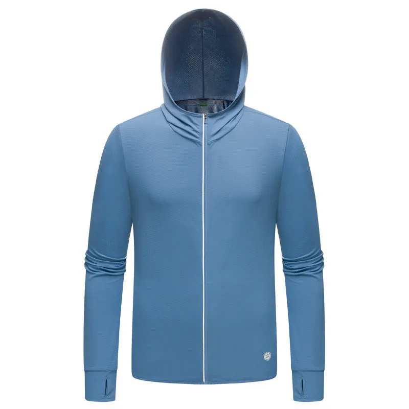 Ice Silk Thin Breathable Sunscreen UPF50  Clothing