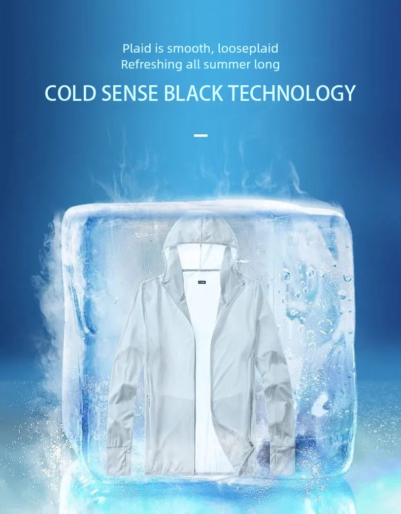 Ice Silk Thin Breathable Sunscreen UPF50  Clothing