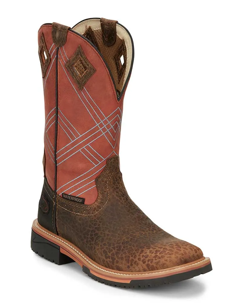 Justin Men's Dalhart 12 Inch WP Work Boot