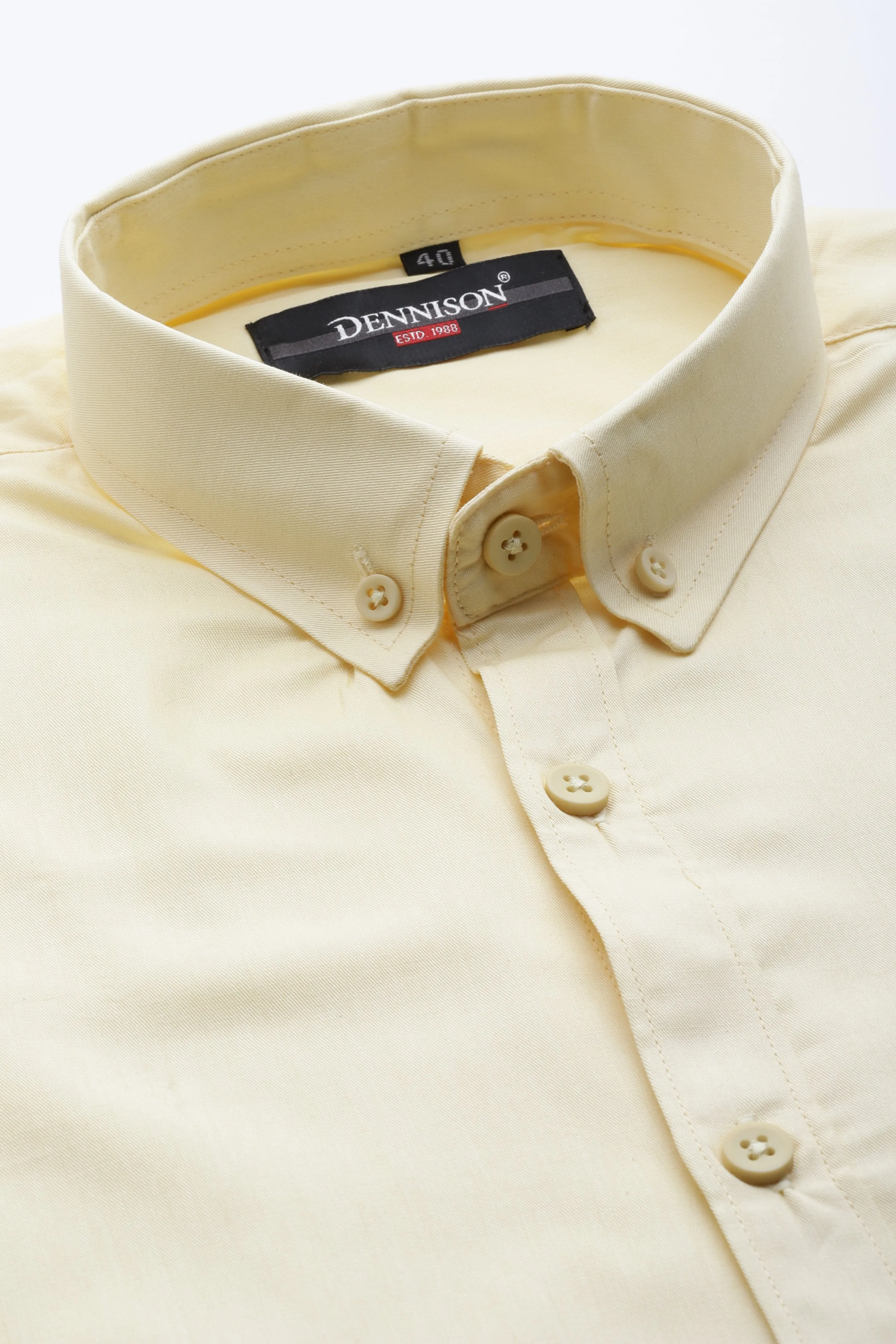 Men Yellow Smart Slim Fit Bio-Engineered Quick-Dry Odour-Free Formal Shirt