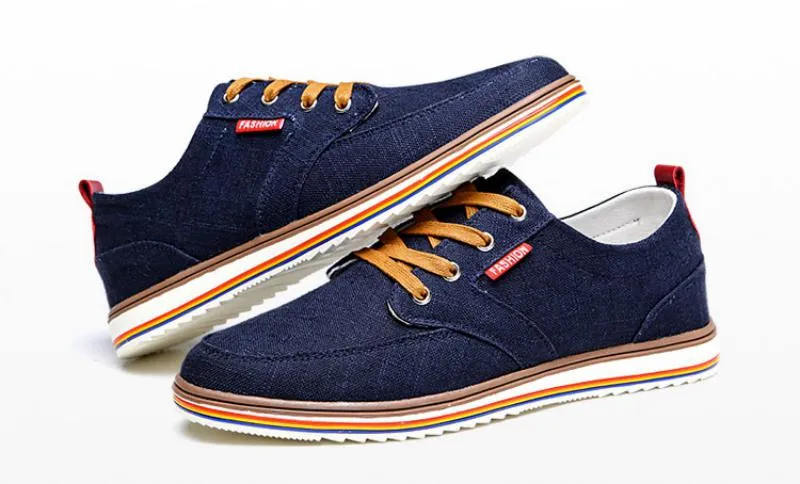 Men's Breathable Lace-Up Shoes | Plus Size