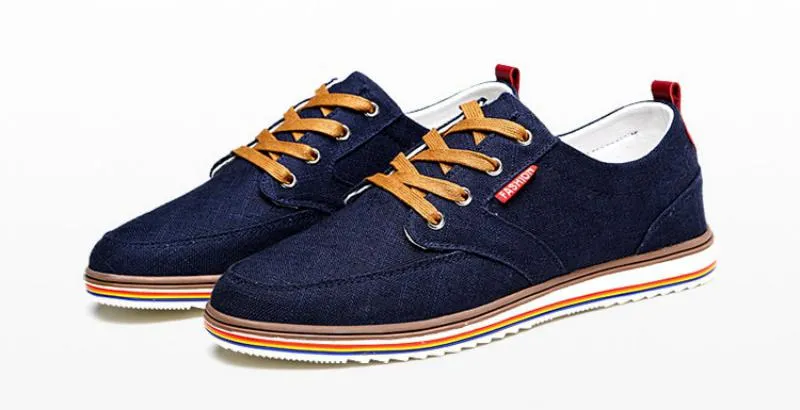 Men's Breathable Lace-Up Shoes | Plus Size