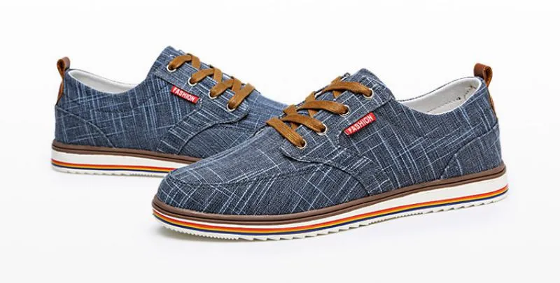 Men's Breathable Lace-Up Shoes | Plus Size