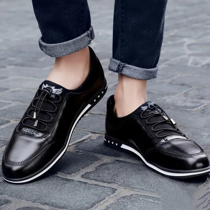 Men's Spring/Autumn Casual Breathable Flats | Plus Size