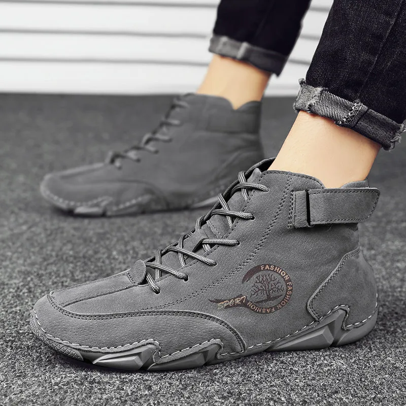 Men's Winter Casual Ankle Boots With Fur