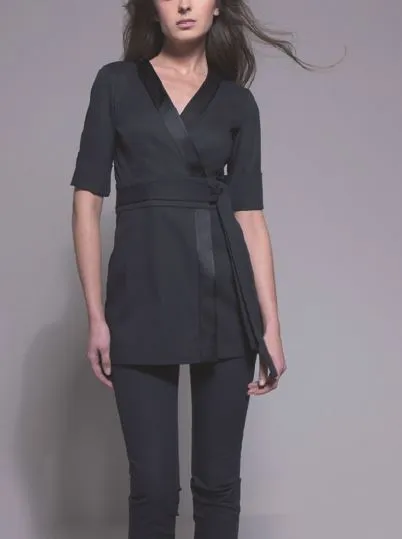 NAGOYA Tunic (Black) by STYLEMONARCHY. Spas - Beauty - Medical