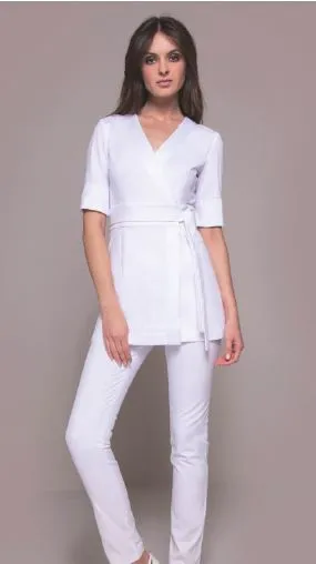 NAGOYA Tunic (White) by STYLEMONARCHY. Spas - Beauty - Medical
