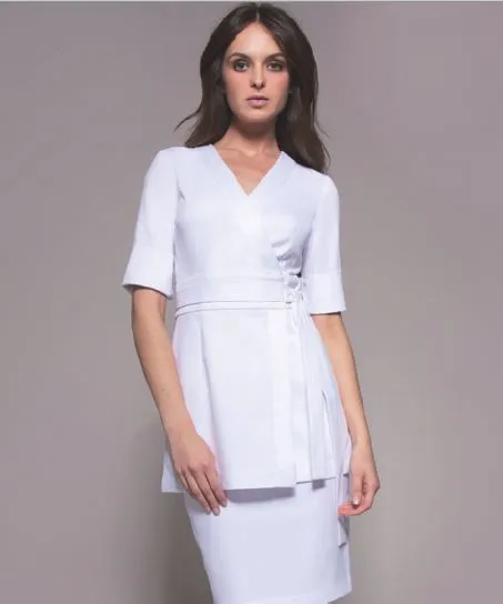 NAGOYA Tunic (White) by STYLEMONARCHY. Spas - Beauty - Medical