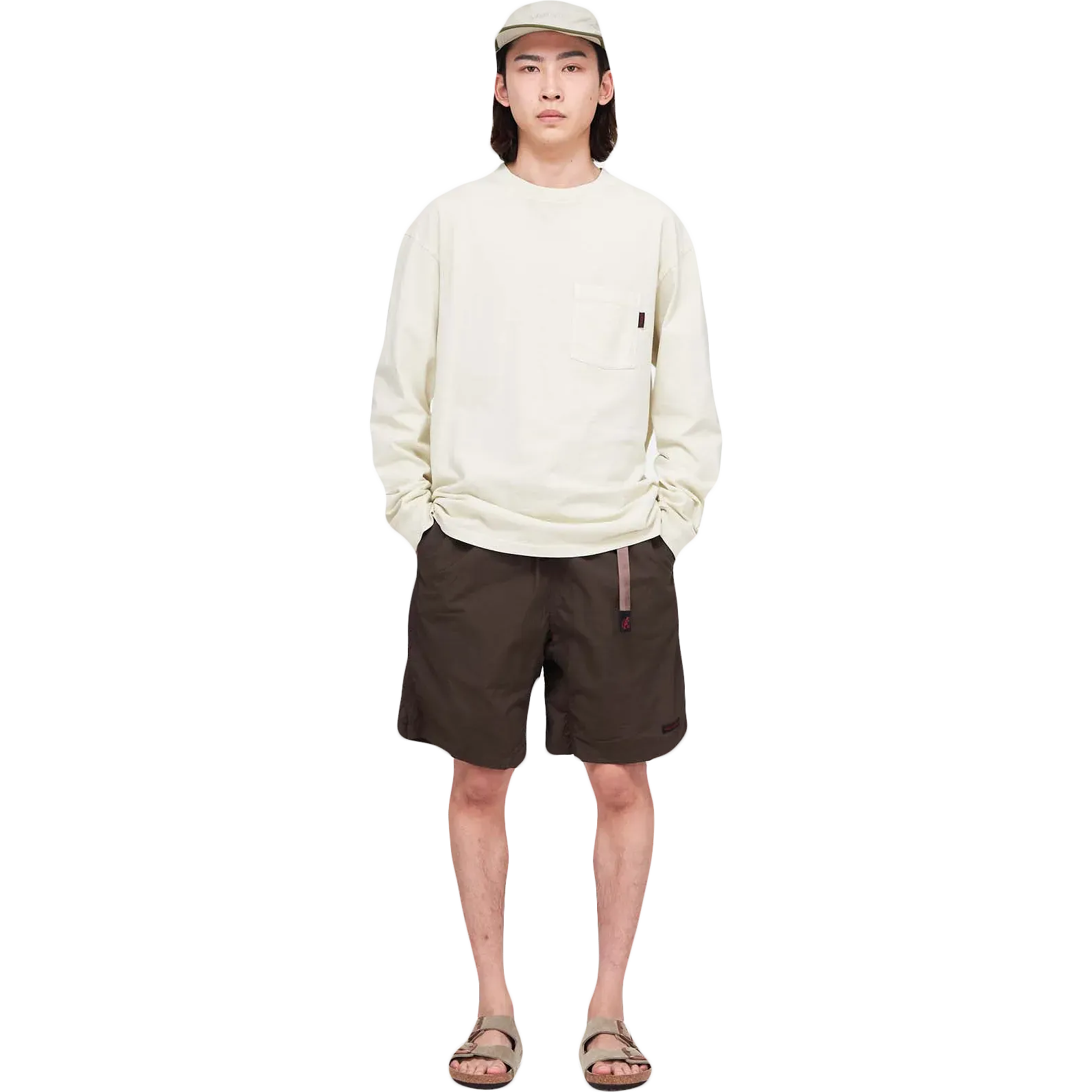 Nylon Packable G-Short - Deep Brown