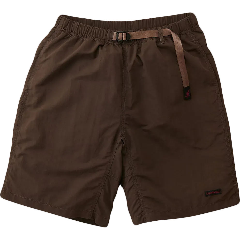 Nylon Packable G-Short - Deep Brown
