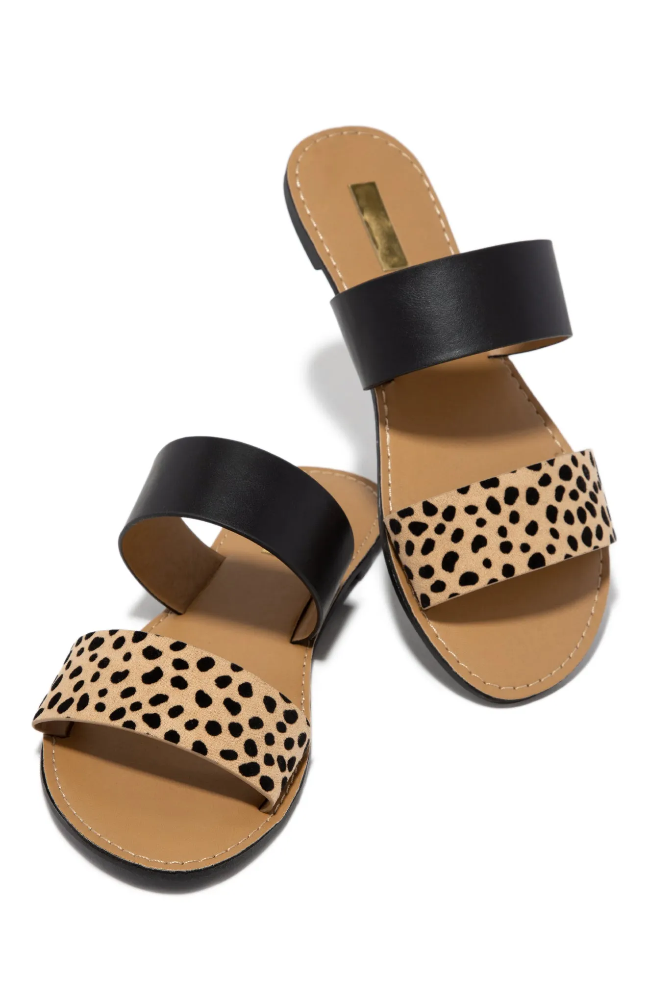 Spring Breaker Flat Slip On Sandals - Coral