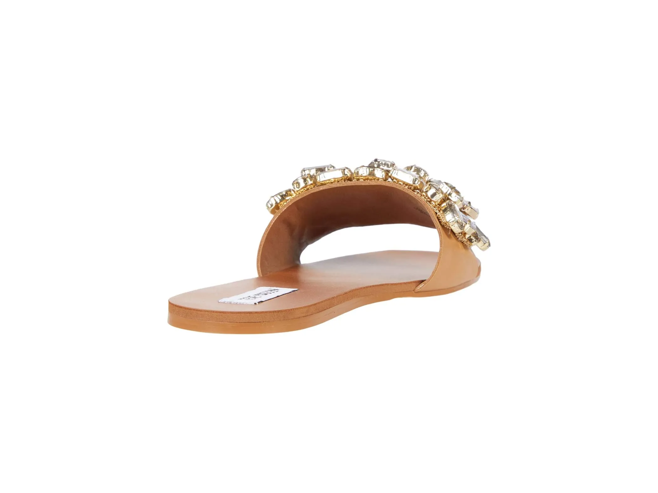 Steve Madden Women's BRIONNA Jeweled Embellished Sandals RHINESTONE (9.5, RHINESTONE)