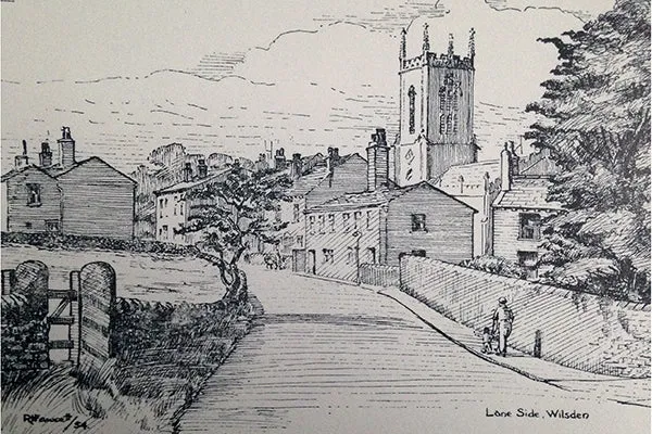 Wilsden Laneside Canvas Print
