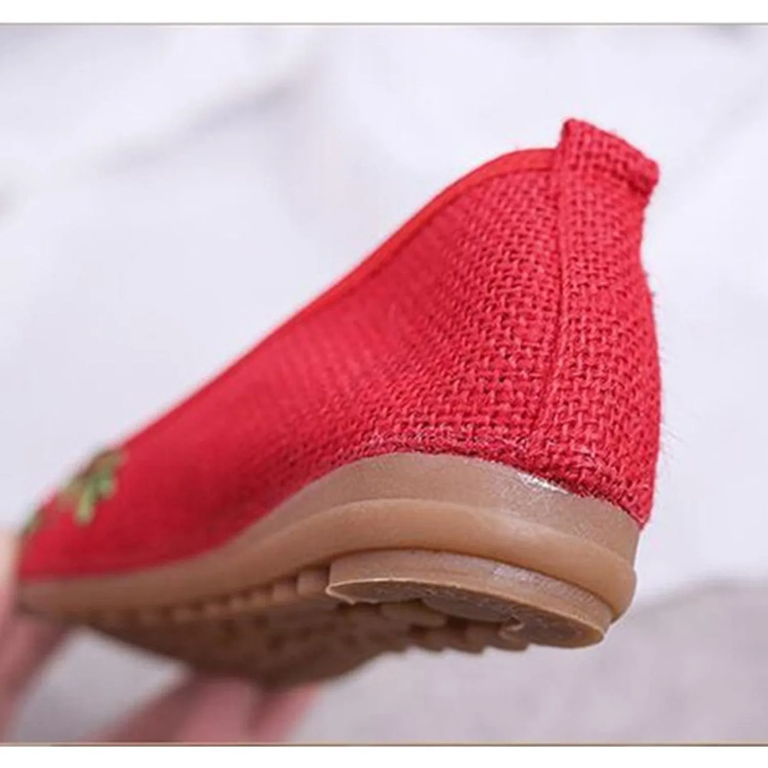 Women's Spring Casual Cotton Embroidered Flats